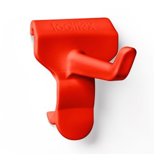 Vikan P01H-2 Toolflex One P-01 Hook 3-Pack - Red